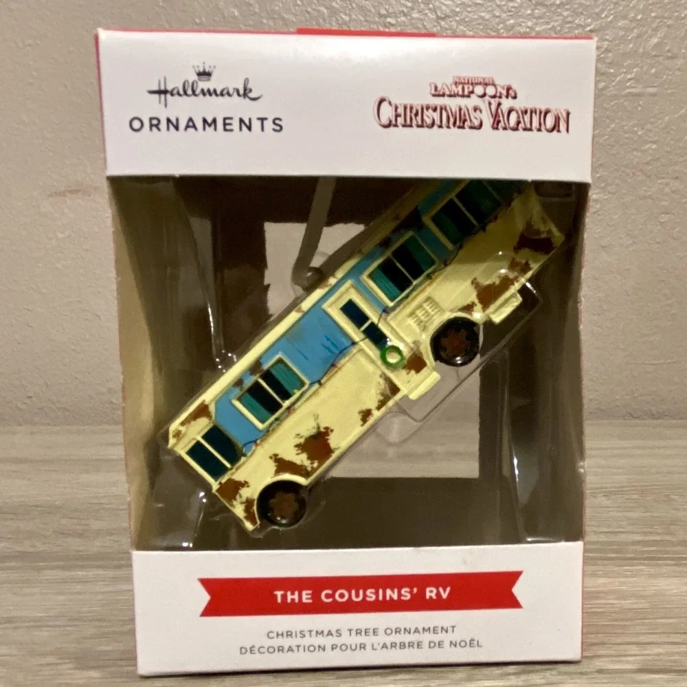 National Lampoon's Christmas Vacation COUSIN EDDIE'S RV Ornament. New in Box.